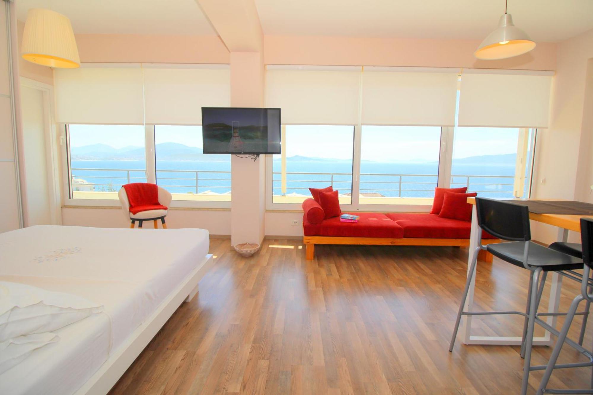 Blue Residence Sarandë Esterno foto
